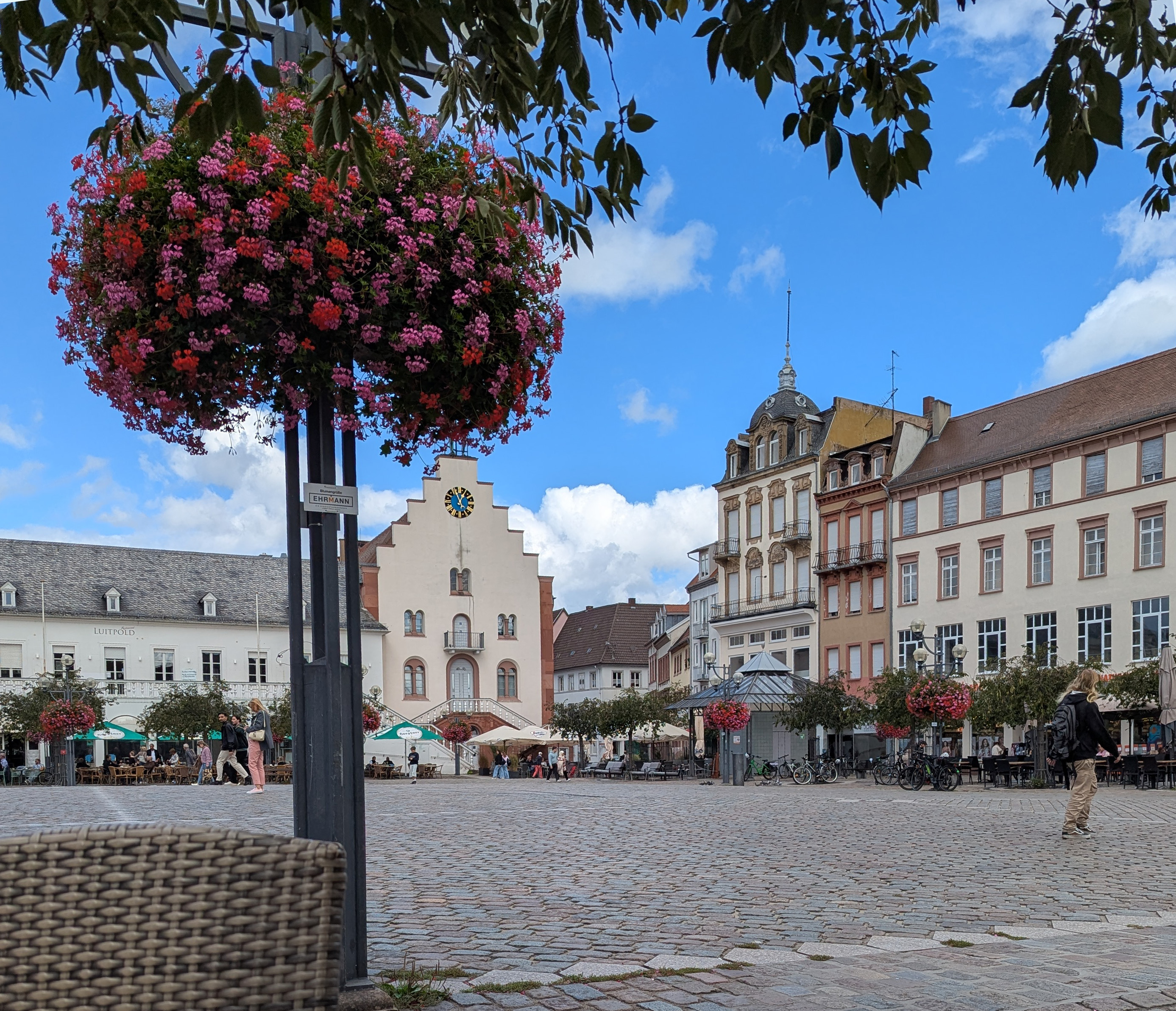 Rathausplatz in Landau in der Pfalz